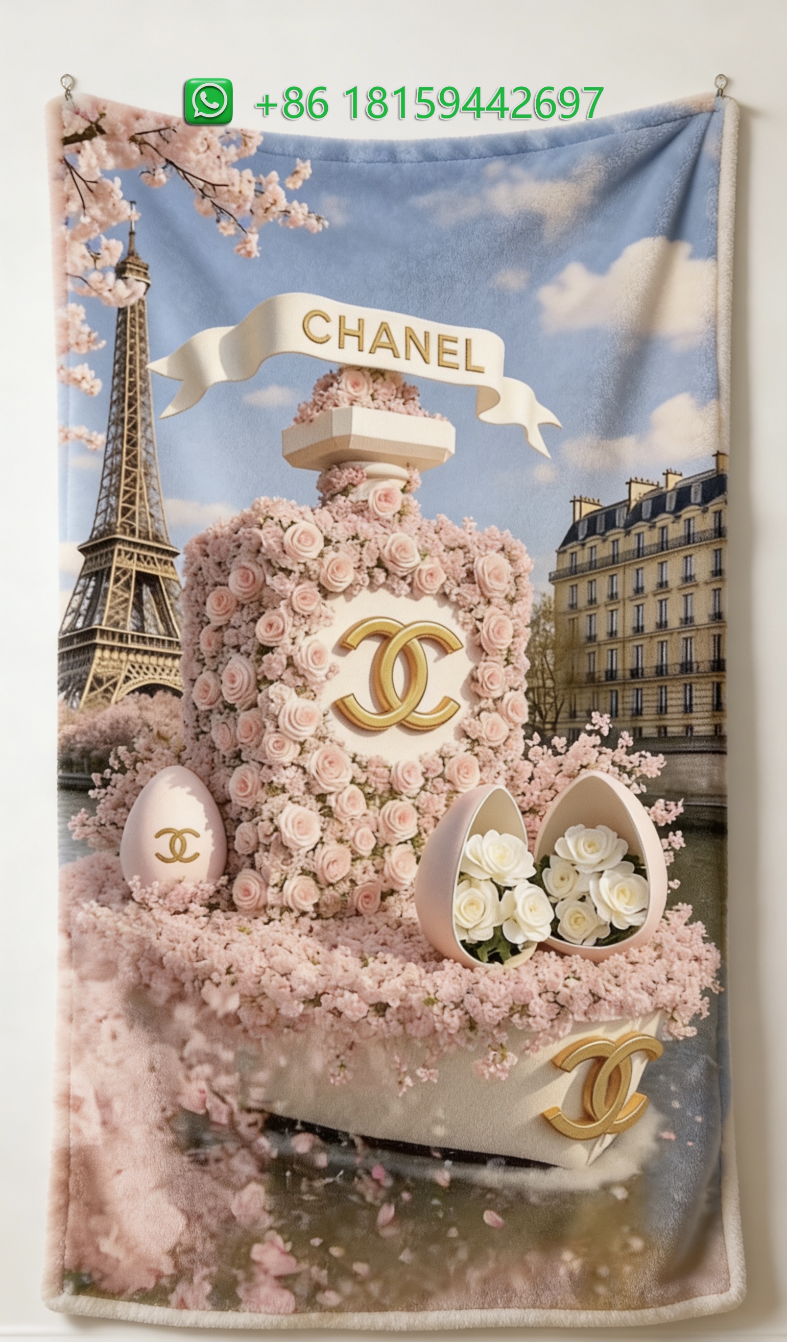 Chanel Throw Blankets